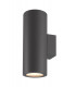 Wall Lamp, 2 x E27, IP54, Graphite