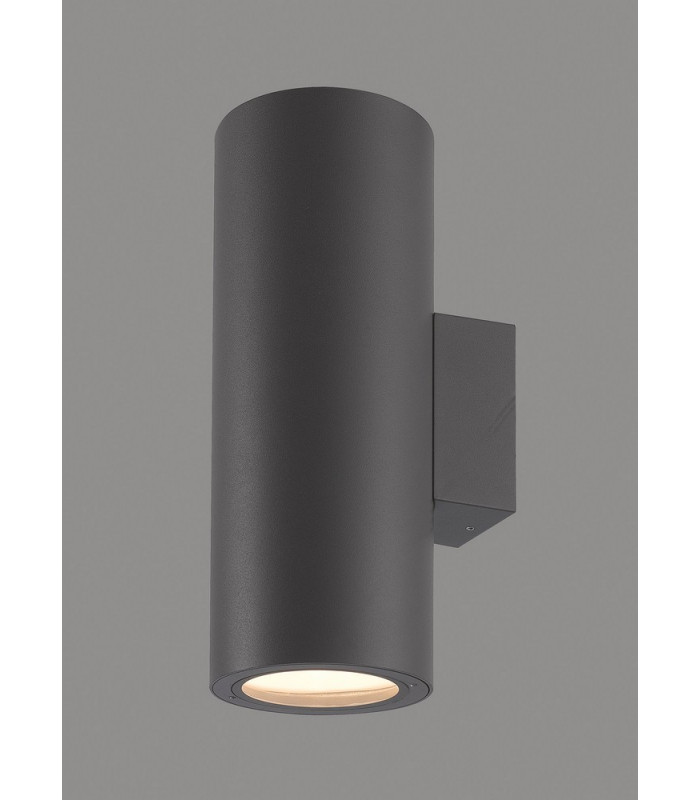 Wall Lamp, 2 x E27, IP54, Graphite