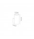 Wall Down Lamp, 1 x E27, IP54, Graphite
