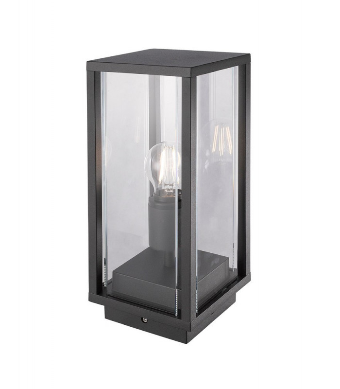 Pedestal Lamp, 1 x E27, IP54, Graphite