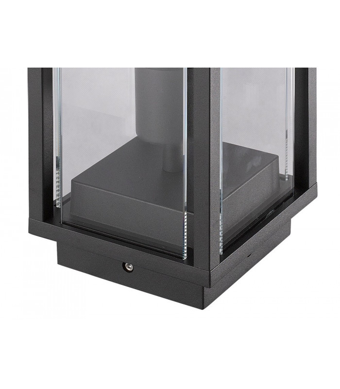 Pedestal Lamp, 1 x E27, IP54, Graphite