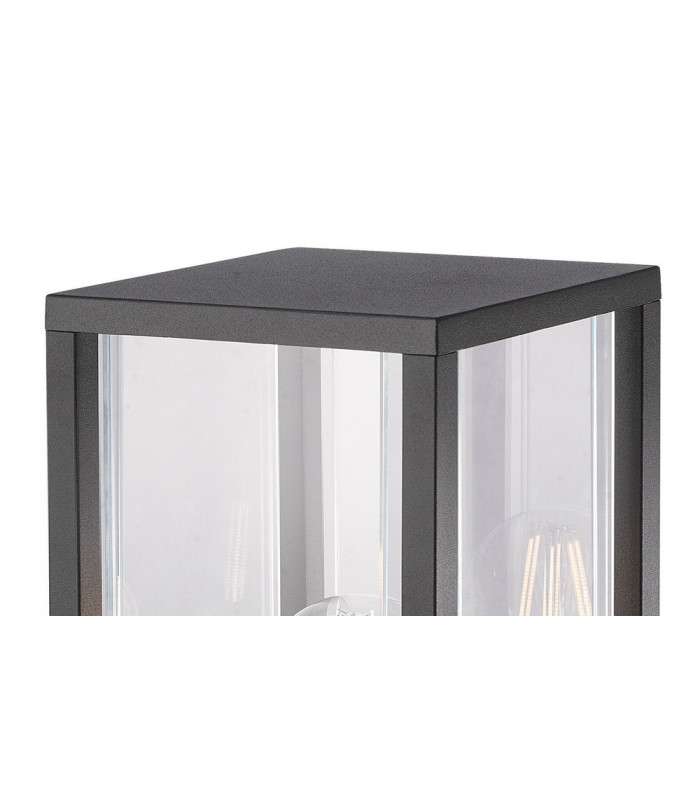 Pedestal Lamp, 1 x E27, IP54, Graphite