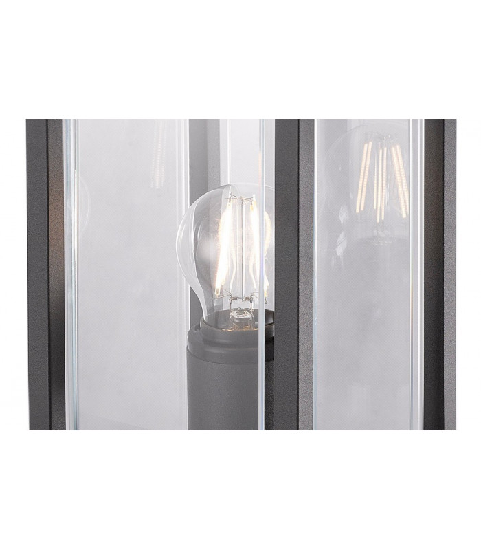 Pedestal Lamp, 1 x E27, IP54, Graphite