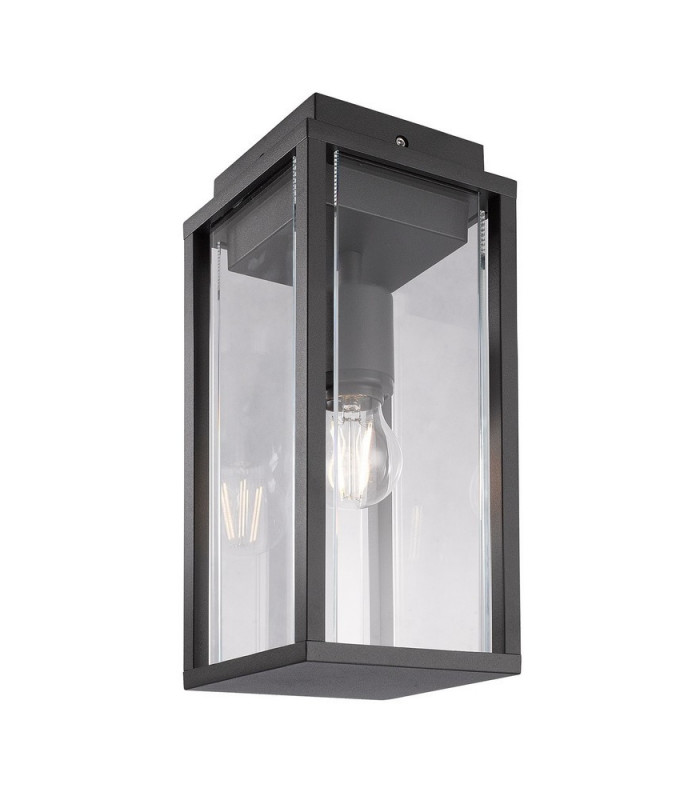 Pedestal Lamp, 1 x E27, IP54, Graphite