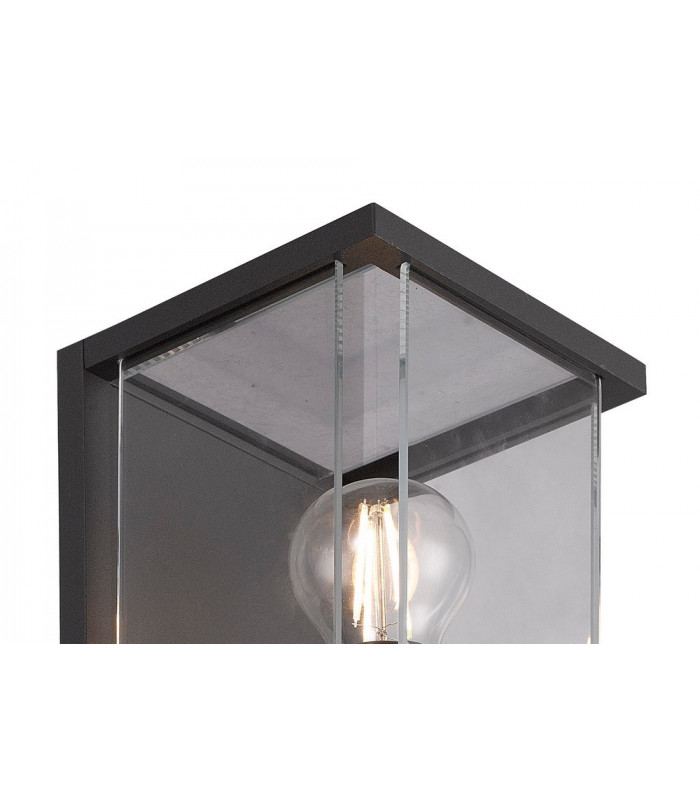 Wall Lamp, 2 x E27, IP54, Graphite