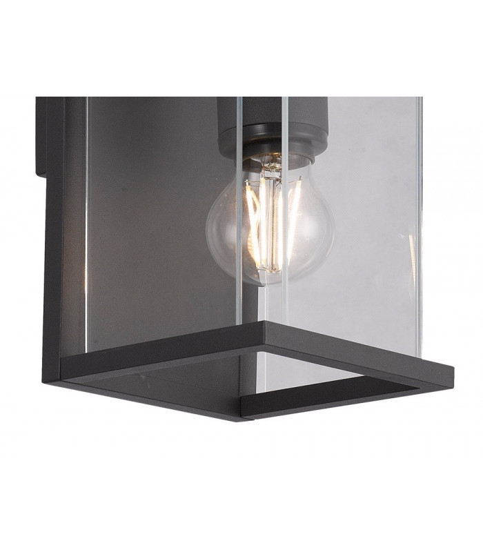 Wall Lamp, 2 x E27, IP54, Graphite