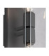 Wall Lamp, 2 x E27, IP54, Graphite