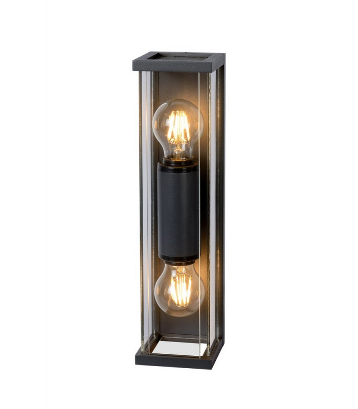 Wall Lamp 2 x E27, IP54, Graphite