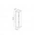 Wall Lamp 2 x E27, IP54, Graphite