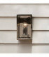 1 Light Outdoor Small Wall Lantern Polished Nickel IP44, E14