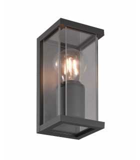 Wall Lamp, 1 x E27, IP54, Graphite
