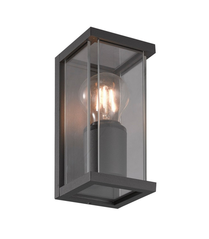 Wall Lamp, 1 x E27, IP54, Graphite