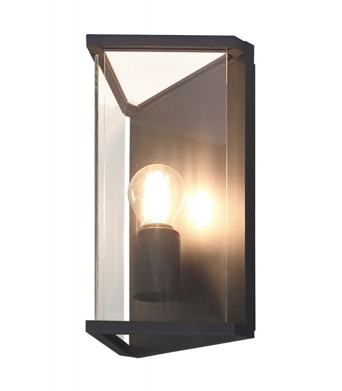 Wall Lamp 1 x E27, IP54, Graphite