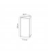 Wall Lamp 1 x E27, IP54, Graphite