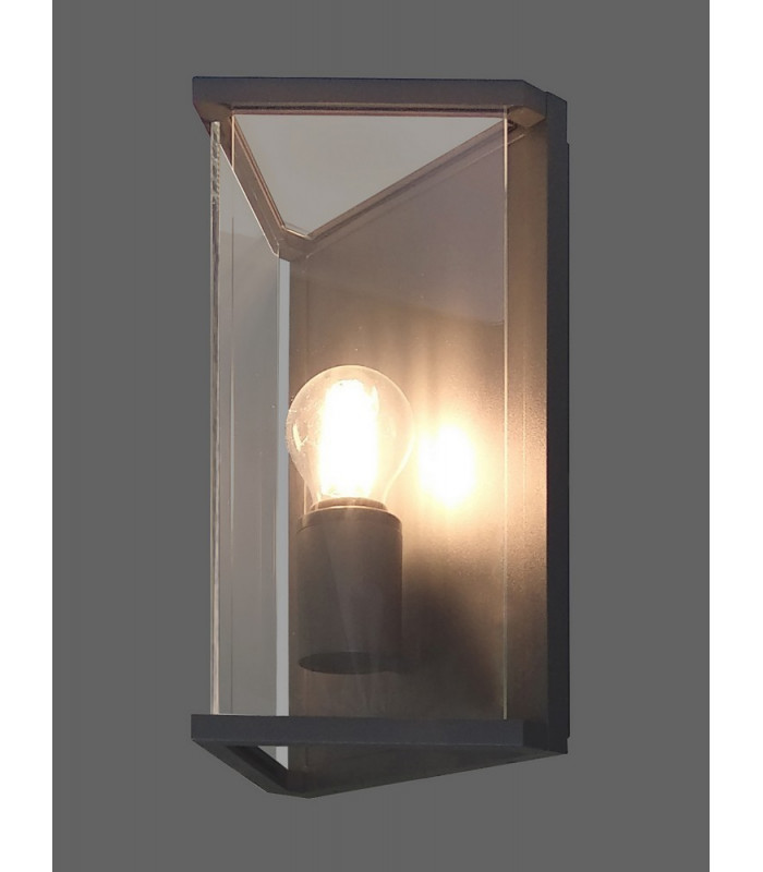 Wall Lamp 1 x E27, IP54, Graphite