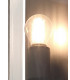 Wall Lamp 1 x E27, IP54, Graphite