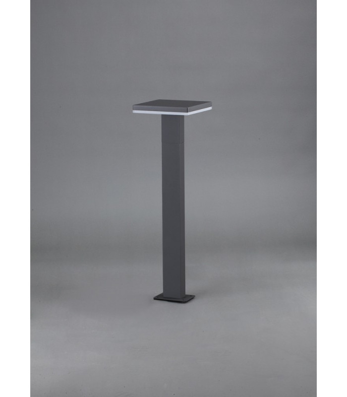 Bollard Pillar Lamp, 10W LED, 3000K, 700lm, IP54, Anthracite, 3 Years Warranty