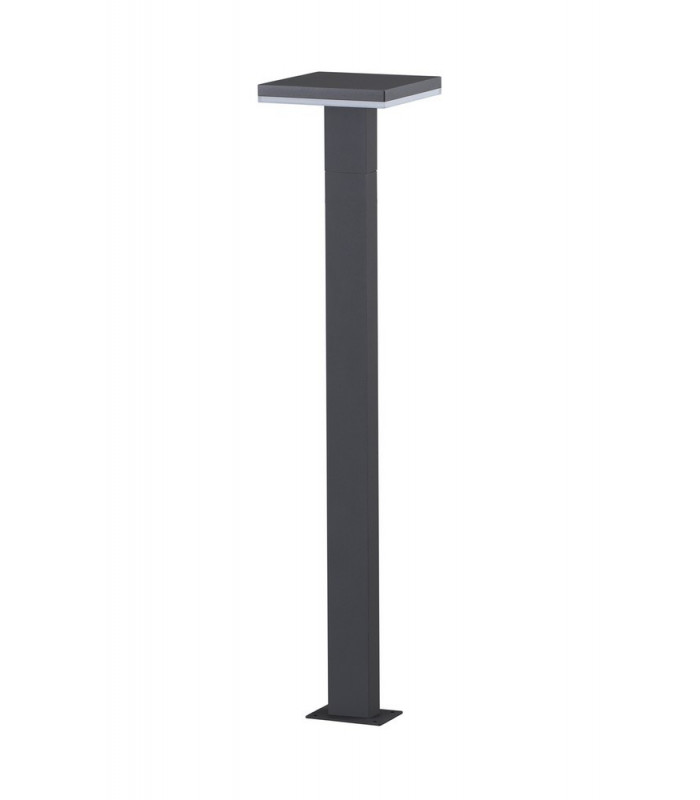 Bollard Pillar Lamp, 10W LED, 3000K, 700lm, IP54, Anthracite