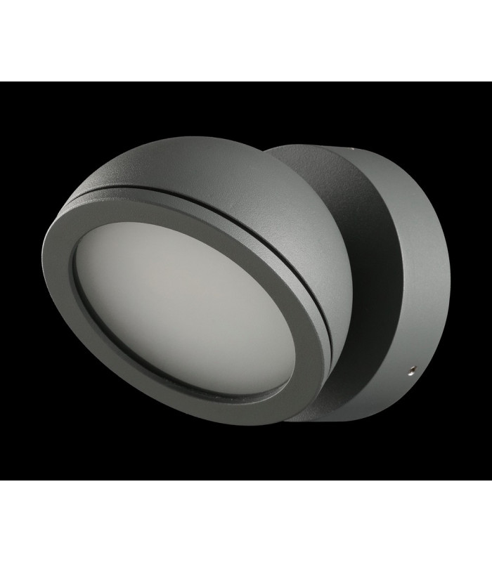Wall Down Lamp, 1 x GX53, IP54, Anthracite