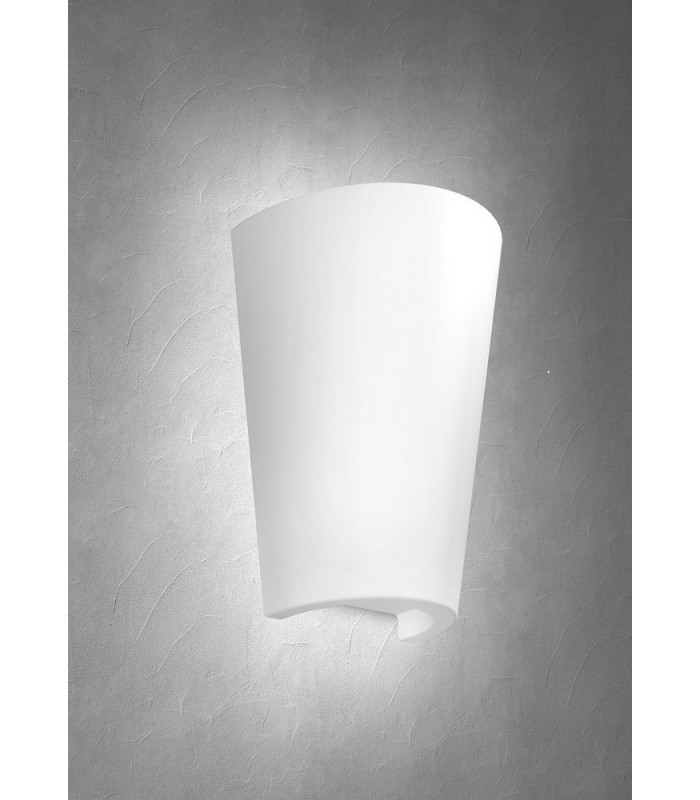 Flush Wall Lamp, 1 x E27, IP54, White