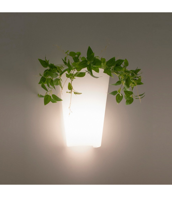 Flush Wall Lamp, 1 x E27, IP54, White