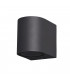Round Wall Down Lamp, 1 x GU10, IP54, Anthracite