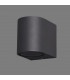 Round Wall Down Lamp, 1 x GU10, IP54, Anthracite
