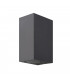 Square Wall Lamp, 2 x GU10, IP54, Anthracite