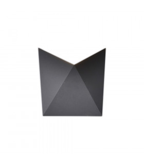 Flush Wall Lamp, 8W LED, 3000K, 750lm, IP54, Anthracite