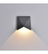 Flush Wall Lamp, 8W LED, 3000K, 750lm, IP54, Anthracite