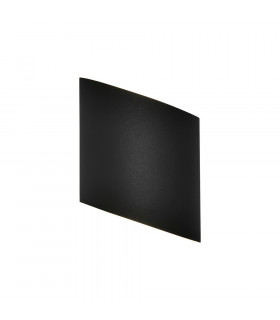 Flush Wall Lamp, 6W LED, 3000K, 660lm, IP54, Anthracite