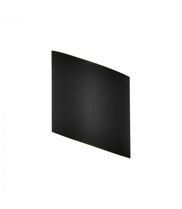 Flush Wall Lamp, 6W LED, 3000K, 660lm, IP54, Anthracite