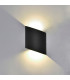 Flush Wall Lamp, 6W LED, 3000K, 660lm, IP54, Anthracite