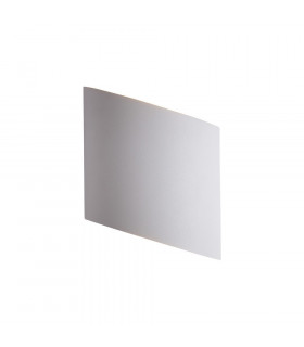 Flush Wall Lamp, 6W LED, 3000K, 660lm, IP54, Sand White