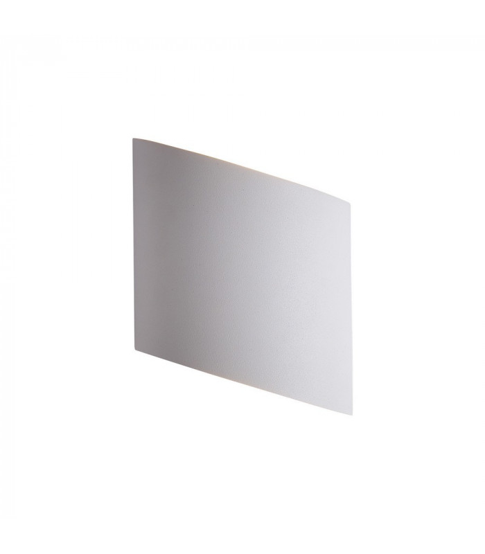 Flush Wall Lamp, 6W LED, 3000K, 660lm, IP54, Sand White