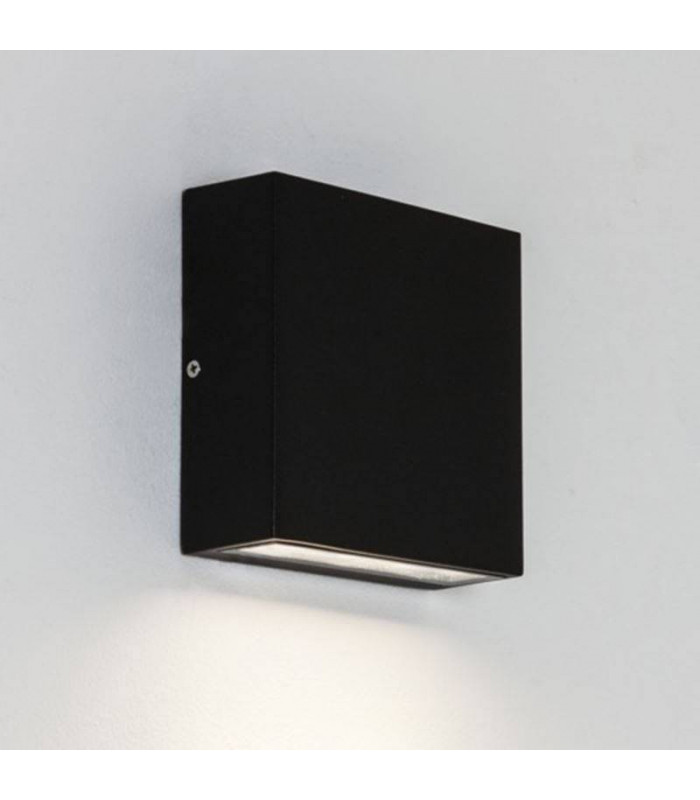 LED 3 Light Outdoor Wall Light Black IP54