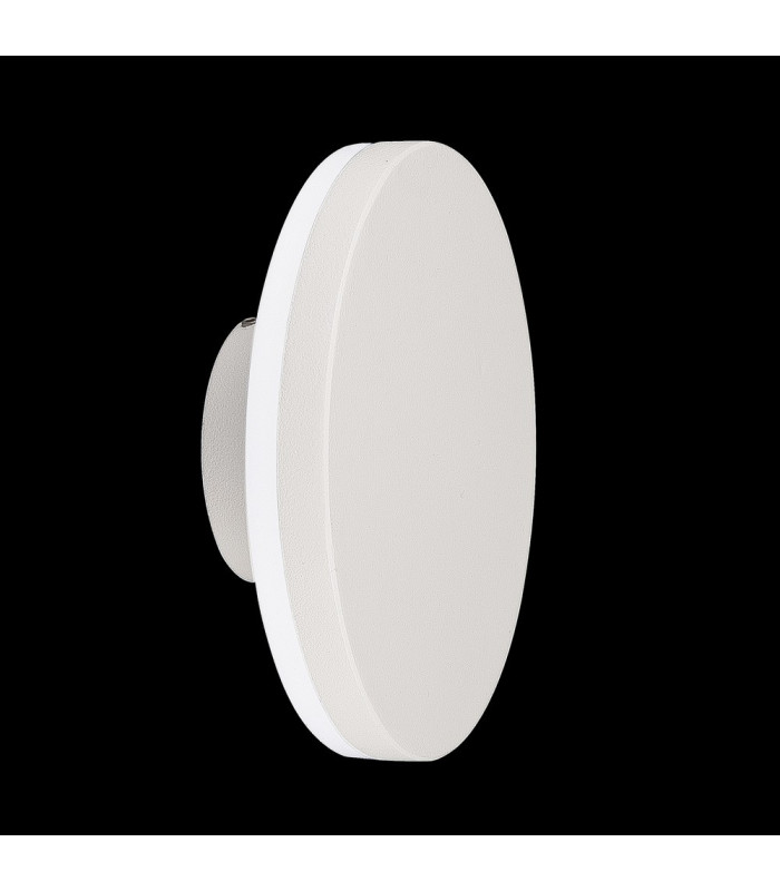 Round Flush Wall Lamp, 9.6W LED, 3000K, 720lm, IP54, White