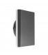Square Flush Wall Lamp, 9.6W LED, 3000K, 720lm, IP54, Anthracite