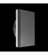 Square Flush Wall Lamp, 9.6W LED, 3000K, 720lm, IP54, Anthracite
