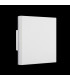 Square Flush Wall Lamp, 9.6W LED, 3000K, 720lm, IP54, White
