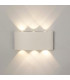 Flush Wall Lamp, 6W LED, 3000K, 450lm, IP54, Sand White