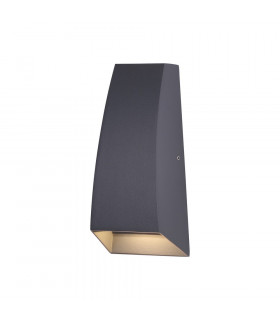 Wall Down Lamp, 6W LED, 3000K, 420lm, IP54, Anthracite