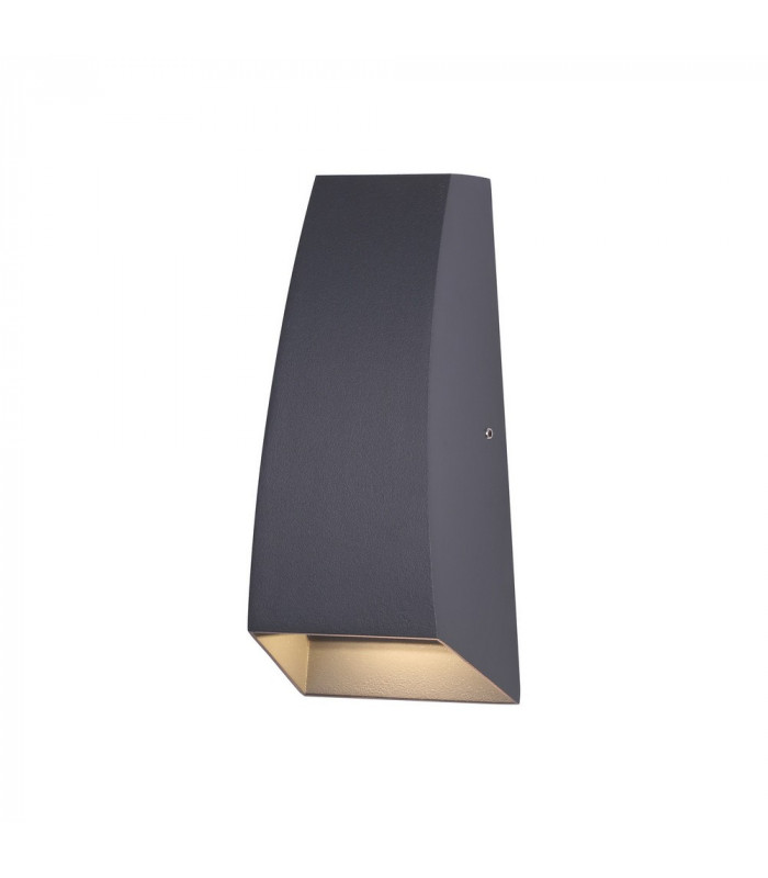Wall Down Lamp, 6W LED, 3000K, 420lm, IP54, Anthracite