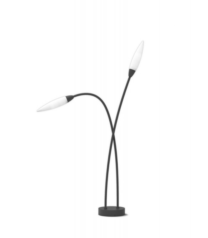 Multi-Head Bollard Post Lamp, 2 x G9, IP65, Anthracite