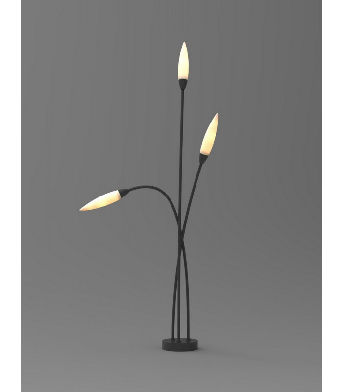 Multi-Head Bollard Post Lamp, 3 x G9, IP65, Anthracite