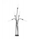 Multi-Head Bollard Post Lamp, 5 x G9, IP65, Anthracite