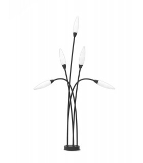 Multi-Head Bollard Post Lamp, 5 x G9, IP65, Anthracite