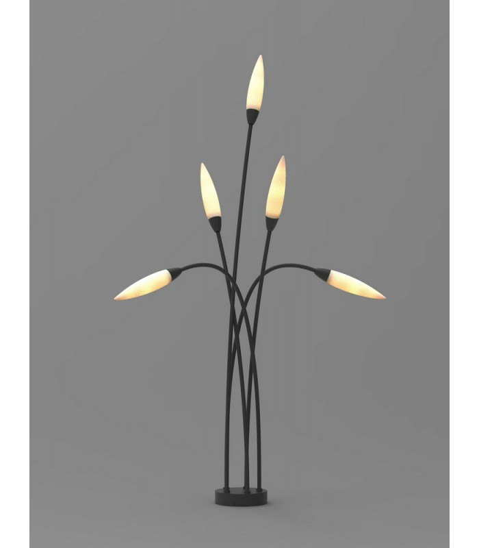 Multi-Head Bollard Post Lamp, 5 x G9, IP65, Anthracite