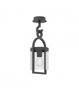 Ceiling, 1 x E27, IP54, Anthracite