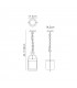 Ceiling Pendant, 1 x E27, IP54, Anthracite
